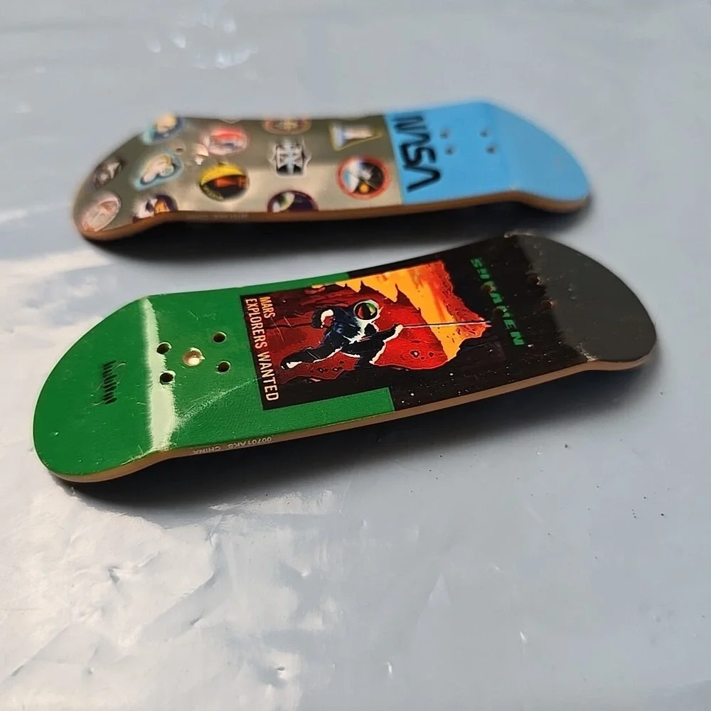 Tech‎ Deck X Habitat NASA Mars & Patch Logo Array Finger Boards ONLY Bundle of 2